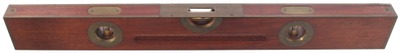 E.C. Simmons Hardware Company, St. Louis, Missouri, No. KK 45: Brass Bound "Keen Kutter" Level