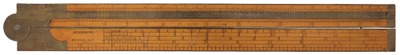 Upson Nut Company, Unionville, Connecticut, No. 15: Two Foot, Two Fold Folding Rule