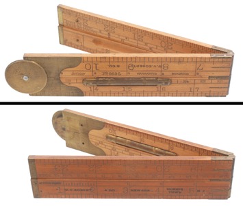 Lufkin Rule Company, Saginaw, Michigan, No. 863 L: Combination Folding Rule