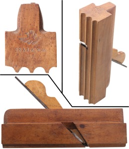 William P. Ives, Cambridge, Vermont: Early Vermont Mkr. Washboard Molding Plane