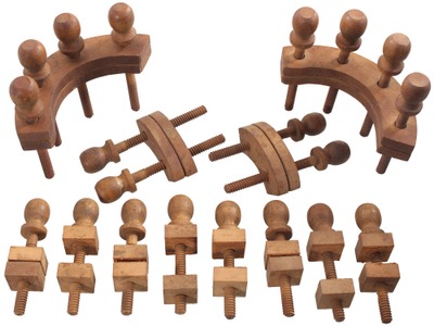 Unmarked: Wkg. Set Of Violin Mkrs. Clamps