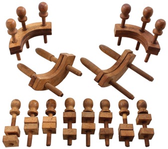 Unmarked: Wkg. Set Of Violin Mkrs. Clamps