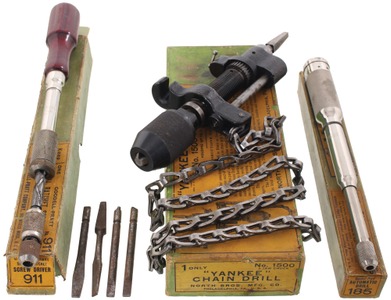 Goodell Pratt Company, Greenfield, Massachusetts: Three Original Box Spec. Purp. Tools