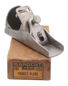 Sargent & Company, New Haven, Connecticut, No. 2204: Sparks' Patent All-Steel Blk. Plane
