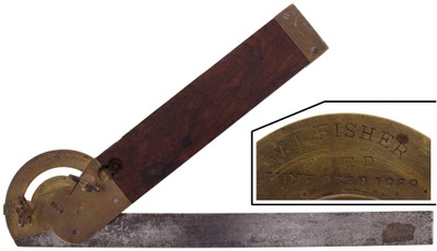Disston & Morss, Philadelphia, Pennsylvania: Rare Fisher Patent Bevel