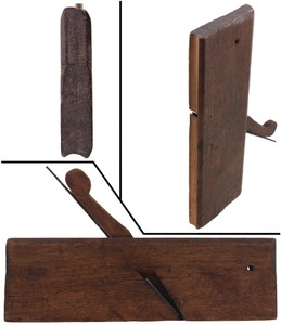 Ce. Chelor, Wrentham: Yellow Birch Hollow Molding Plane