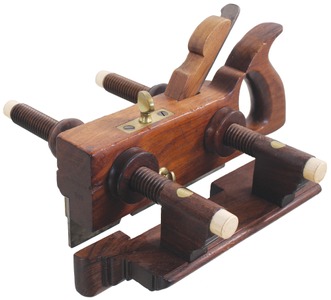 Ohio Tool Company (Unmarked), No. 105: Rosewood Ivory Tip Plow Plane