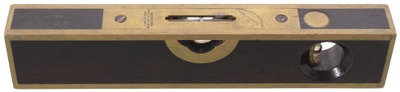 Stratton Brothers, Greenfield, Massachusetts, No. 10: Brass Bound Rosewood Level