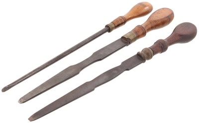 Unmarked: Three Cabinet Mkrs' Screwdrivers