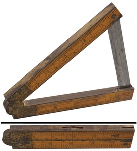 Chapin-Stephens Company, Pine Meadow, Connecticut, No. 036: Patent Inclinometer Folding Rule