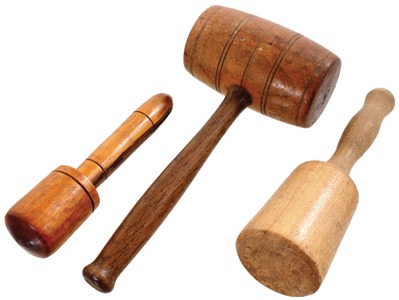 Assorted Makers: Three Extra Clean Woodworknig Mallets