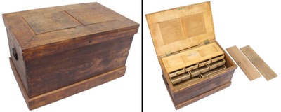Unmarked: Dovetailed Oak Tool Chest