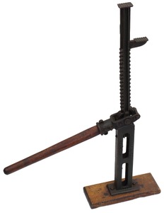 William H. Oliver, Chicago, Illinois, No. 17: Early Patent Buggy Wheel Jack