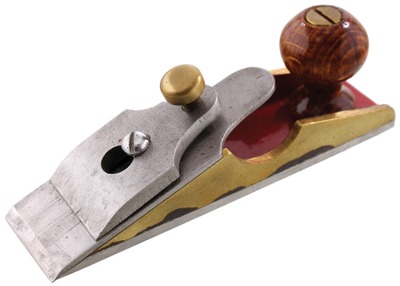 Unmarked: Diminutive Brass & Iron "Edge" Plane