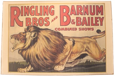 Ringling Brothers/Barnum & Bailey Circus: Original Full Color Lithograph Poster