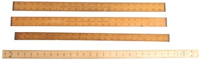 Stanley Rule & Level, No. 30/30 1/2: Three Clean "stanley "age Rule