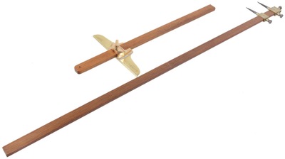 Assorted Makers: Two Brass Appt. Layout Tools