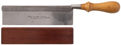 Henry Disston & Sons, Philadelphia, Pennsylvania, No. 68: Beech Hdle. Dovetail Saw