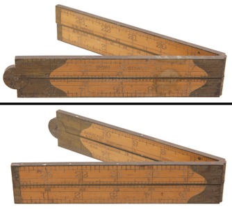 Stanley Rule & Level, No. 78 1/2: Two Foot/ Four Fold Folding Rule