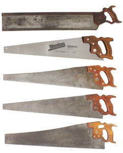 Henry Disston & Sons, Philadelphia, Pennsylvania: Four Clean & Usable Hand Saws