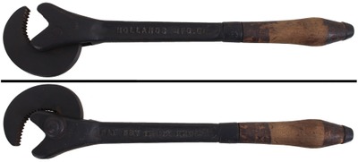 Hollands Manufacturing Company, Erie, Pennsylvania: Self Adjust Pipe Wrench