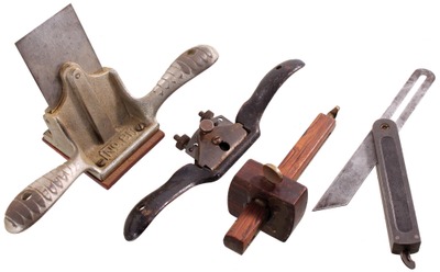 Assorted Makers: Lot Of Four Asst. Spoke Shaves