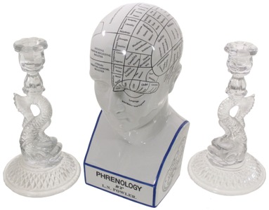 Assorted Makers: Three Glass & Ceramic Items