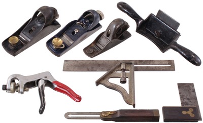 Assorted Makers: Lot Of Clean & Usabl Woodworking Tools