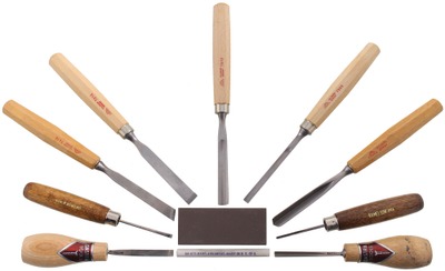 Siegmund Teresiak Kunststoffbau KST, Solingen, Germany: Set Of Five Unused Carving Tools