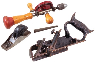 Assorted Makers: Lot Of Clean & Usabl Woodworking Tools