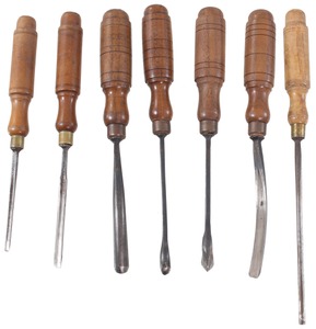 Buck Brothers, Millbury, Massachusetts: Seven Clean & Usable Carving Tool