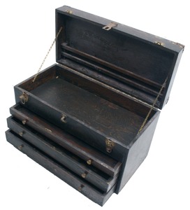 Unmarked: Machinists Oak Tool Chest