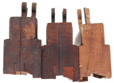 Assorted Makers: Three Clean Sash Molding Planes