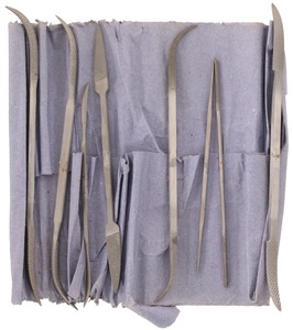 F. Dick, Deizisau, Germany: Set Of Eight Unused Rifflers