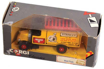 Corgi Toys, Ltd., Swansea (England), No. C906/6: "Stanley Tools" Toy Truck
