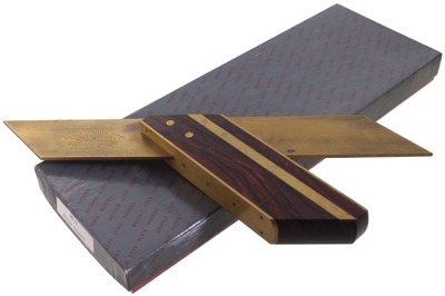 Bridge City Tool Company, Portland, Oregon, No. MS-2 R: Rosewood & Brass Miter Try Square