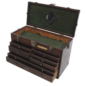 Gerstner, Dayton, Ohio: Walnut Machinists Tool Chest