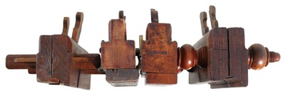 Assorted Makers: Four Balt. Mkr. Sash Molding Planes