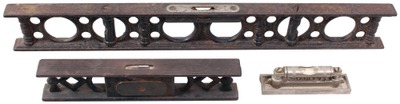 Assorted Makers: Lot Of Three Clean Spirit Levels