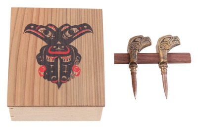 Pacific Northwest Tool Collectors Association: Pair Of Commemorativ Figural Trammels