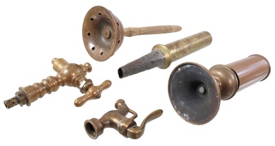 Assorted Makers: Five Brass Appointed Shop & |hh Items