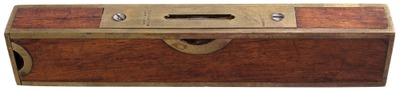 Stratton Brothers, Greenfield, Massachusetts, No. 10: Brass Bound Rosewood Level