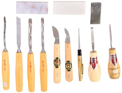Assorted Makers: Lot Of Assorted Carving Tools