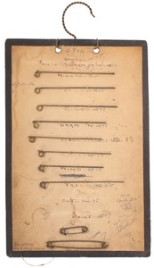 Unmarked: Salesman's Sample Brass Wire Display