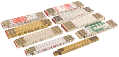 Lufkin Rule Company, Saginaw, Michigan: Nine Extra Clean Zig-Zag Folding Rule