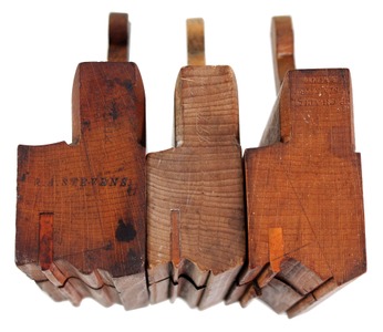 Assorted Makers: Three Baltimore Mkr. Caliperding Plane