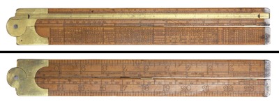 T. Bradburn & Son, Birmingham, England: Early Gunter Slide Engineer's Rule