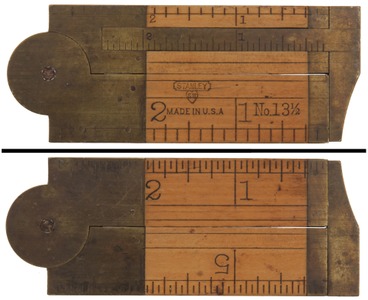 Stanley Rule & Level, No. 13 1/2: 6 Inch, Two Fold Folding Rule