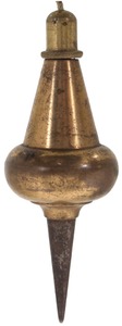 Unmarked, No. 0: Classic Millwright's Plumb Bob
