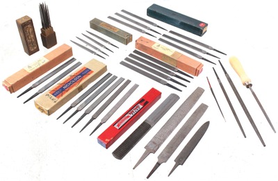 Assorted Makers: Lot Of Unused Files And Rasps